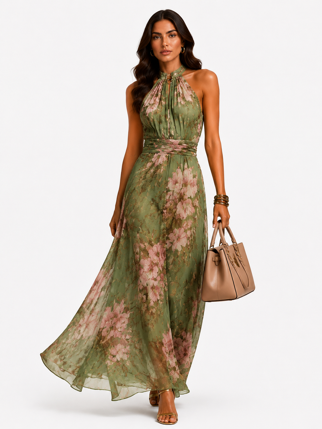 Cloe | Vestido maxi floral