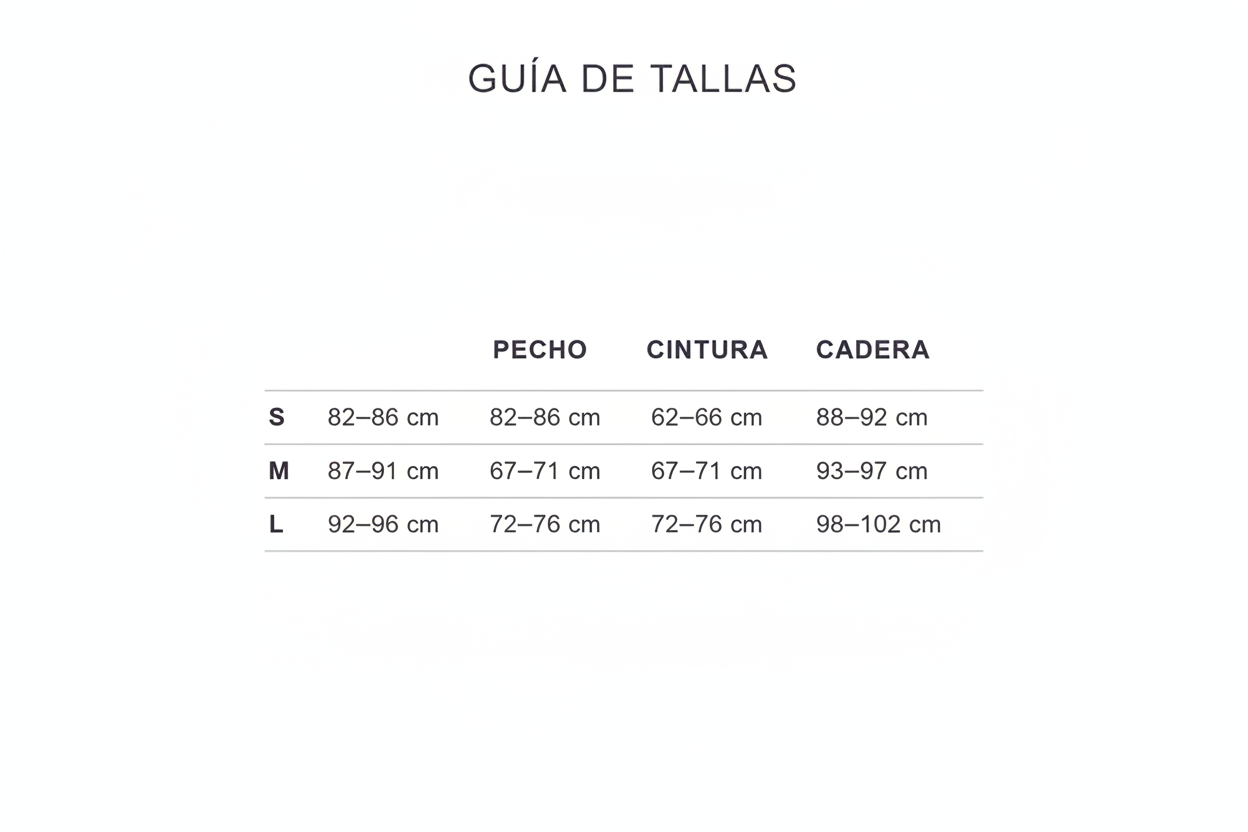 Guía de Tallas Premium