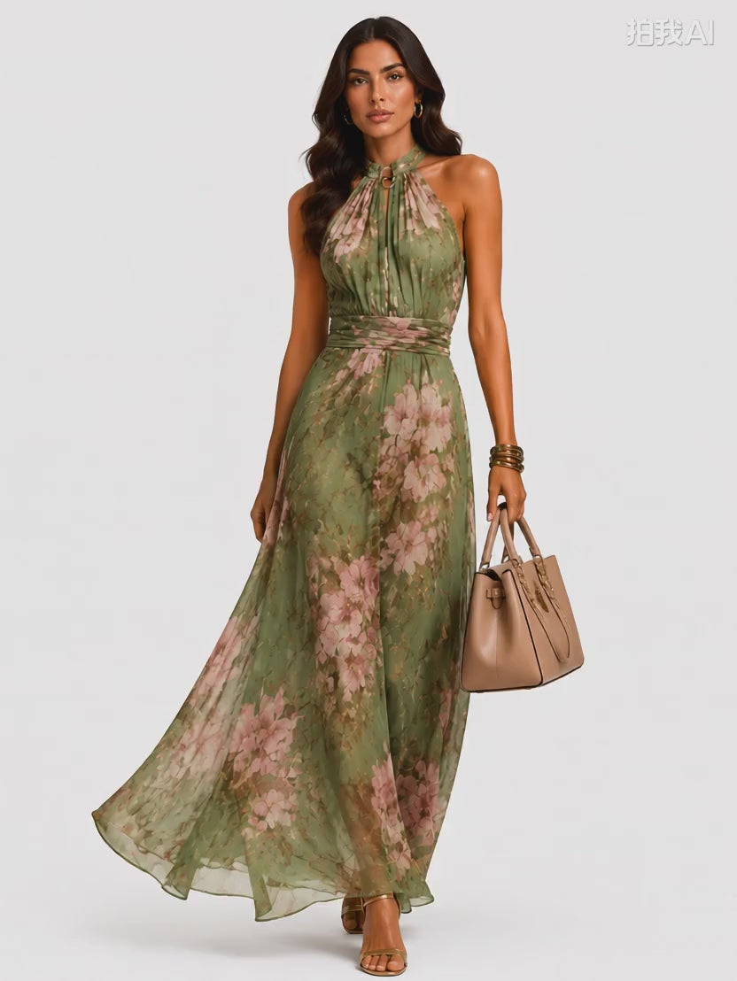 Cloe | Vestido maxi floral